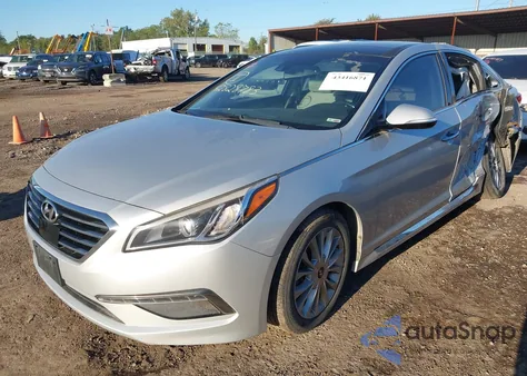 2015 Hyundai Sonata Limited from USA, damaged, VIN 5NPE34AF5FH033529